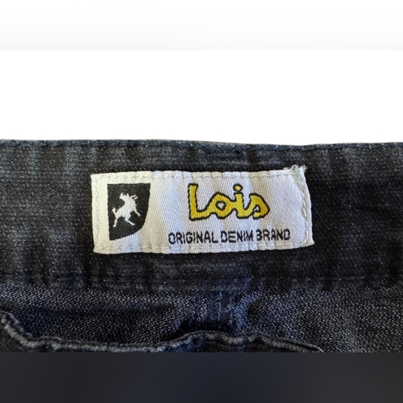 Lois Jean Short EUC Denim Dark Wash Size 38 - Picture 8 of 9